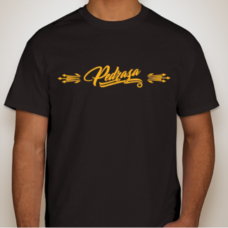 Playera Negra con el Logo "Pedraza"